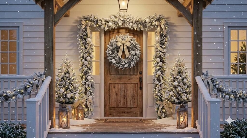 elegant white christmas theme