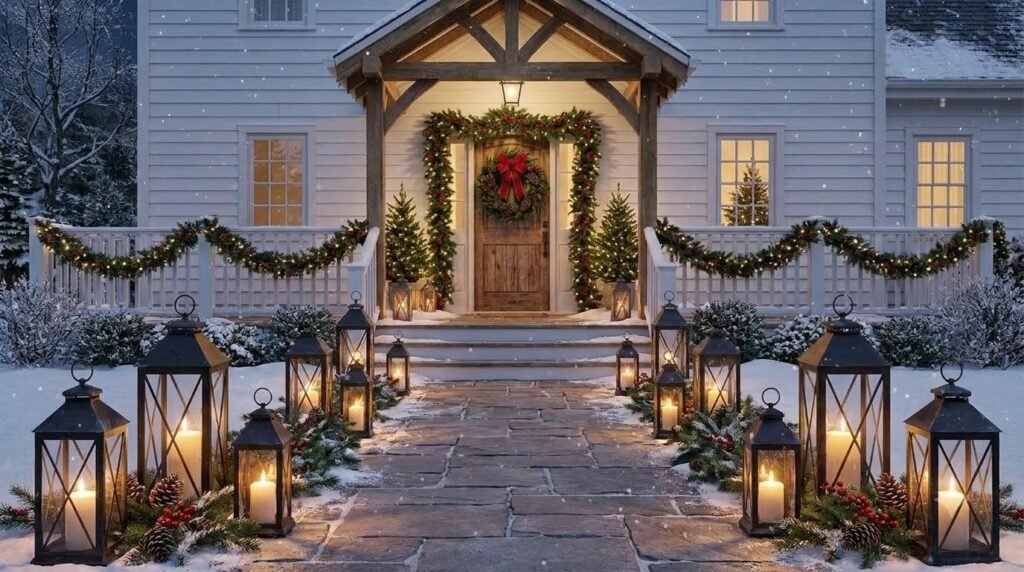 lantern lined walkway