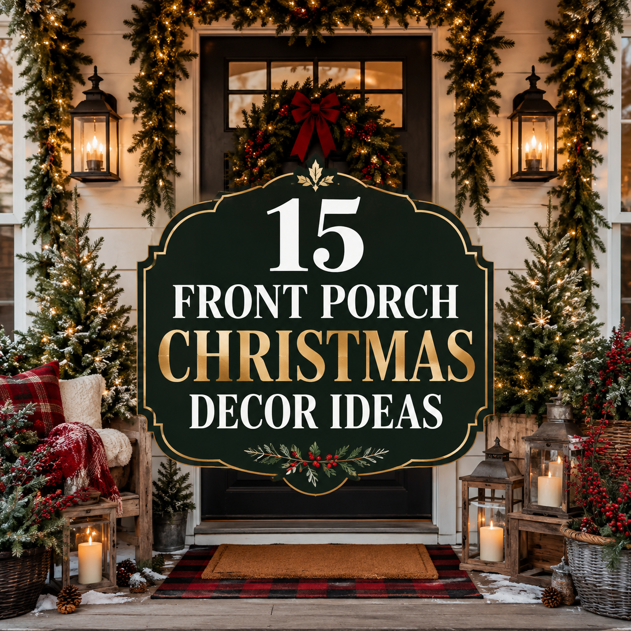 15 front porch christmas decor